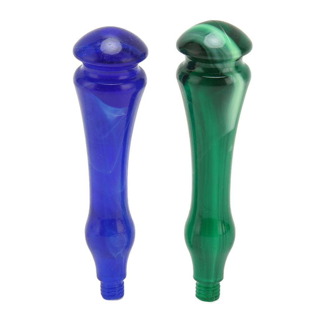 2pcs Stamp Handle Replacement Smoothly Polished Ergonomic Resin Wax Sealing Handle with Handle Screw