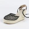 Summer Shoes Women High Heels Sandals Fashion Sexy Ladies Party Shoes Wedge Sandals 10cm Black Beige Plus Size 42
