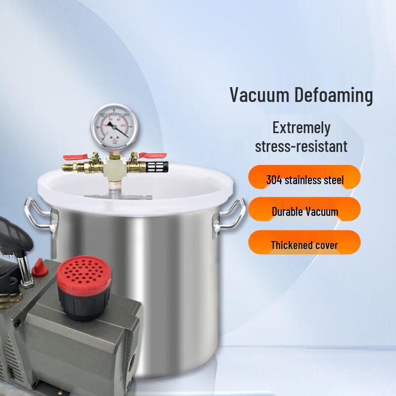 Laboratory Vacuum Degassing Chamber & Pump Kit