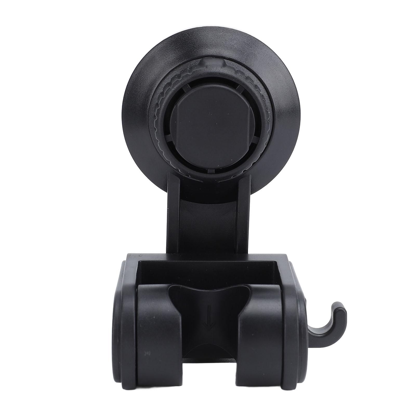 

Держатель для душевой лейки, универсальный кронштейн для душевой лейки, без сверления, регулируемый держатель для душевой лейки с чёрный