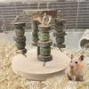 Toys For Hamsters Wooden Natural Teething Treats Hamster Chew Toys For Teeth Grinding Small Animals Mice Gerbil Chinchilla