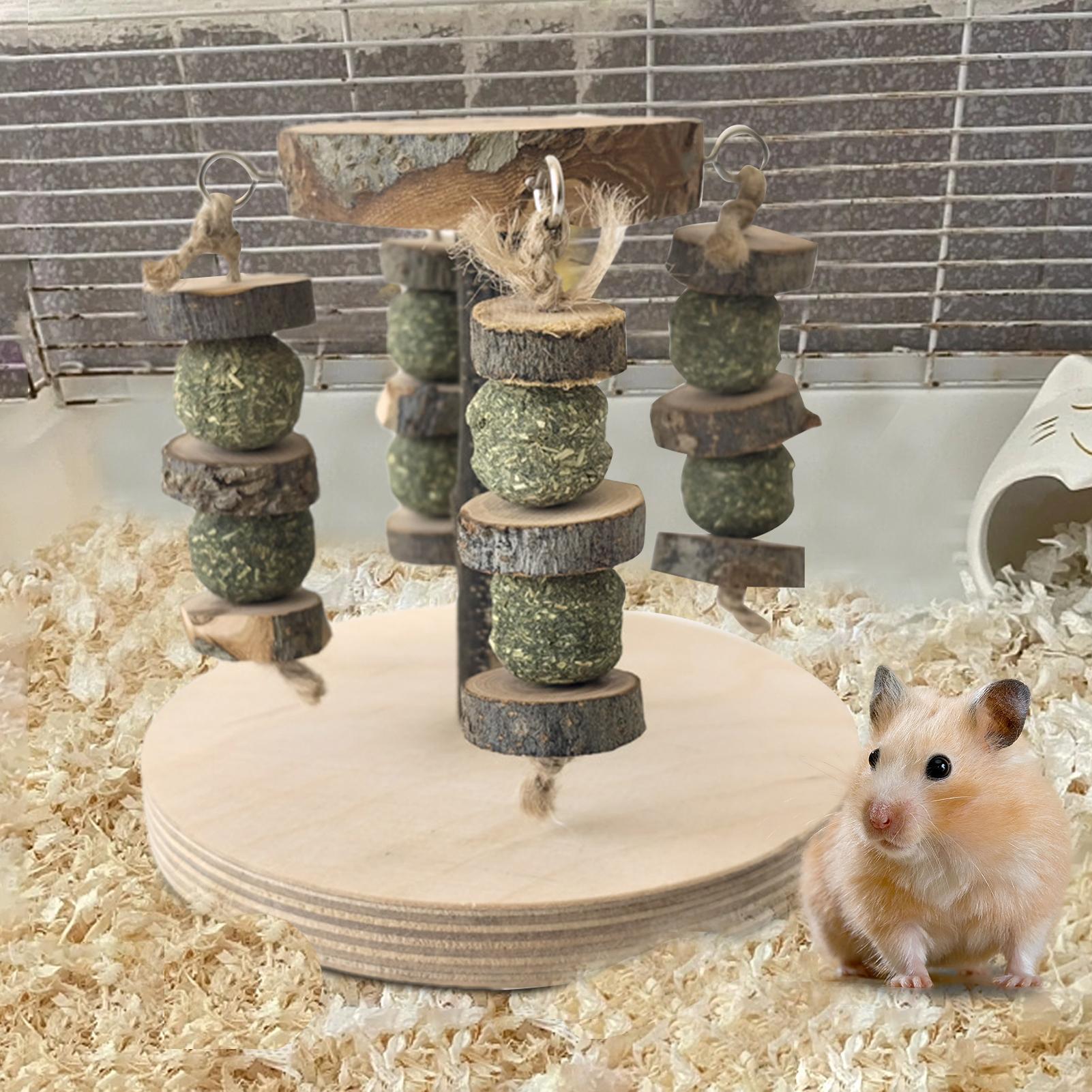 

Toys For Hamsters Wooden Natural Teething Treats Hamster Chew Toys For Teeth Grinding Small Animals Mice Gerbil Chinchilla China Mainland