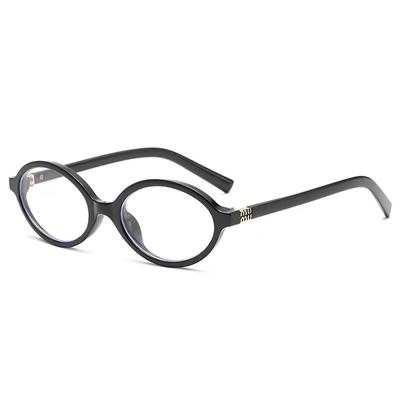 Ovaler Rahmen Nerd Mode Trend Ultraleicht Tragbar Bequem Kompakt Stilvoll Elegant Brille Für Frauen Männer