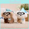 Plush Dog Keychain With Sleepy Glasses Soft Toy For Girls And Teens