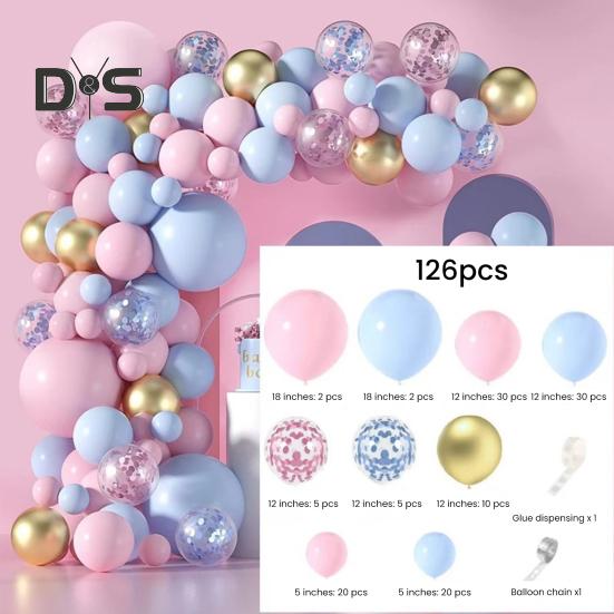 Balloon Garland Arch Kit Latex Balloons Set for Birthday Party Graduation Baby Shower Wedding Decoration