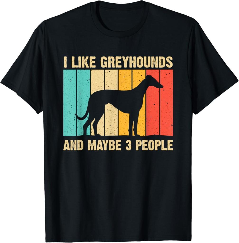 Lustiges Windhund-Design Herren Damen Italienischer Windhund Hundeliebhaber Geschenk Unisex T-Shirt