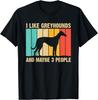 Funny Greyhound Design Men Women Italian Greyhound Dog Lover Gift Unisex T-Shirt