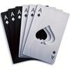 2/6 ks Kreativní pokerový otvírák na konzervy z nerezové oceli Velikost kreditní karty Bar Restaurace Pivo Kovový otvírák Dárek