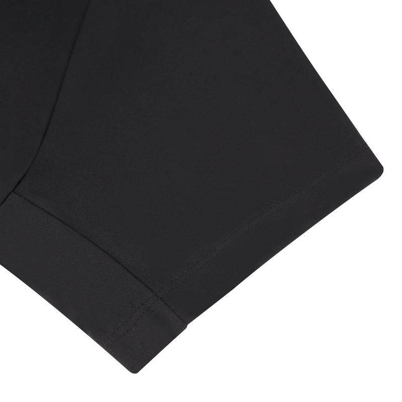 Li-Ning Casual Fashion Commuting Solid Color Comfortable Breathable Short Sleeve Polo Shirt Men tops Black APLW245-2