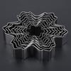 Snowflake Shaped Stainless Steel Mold Cookie Cutter Great For Christmas And Winter Holiday
