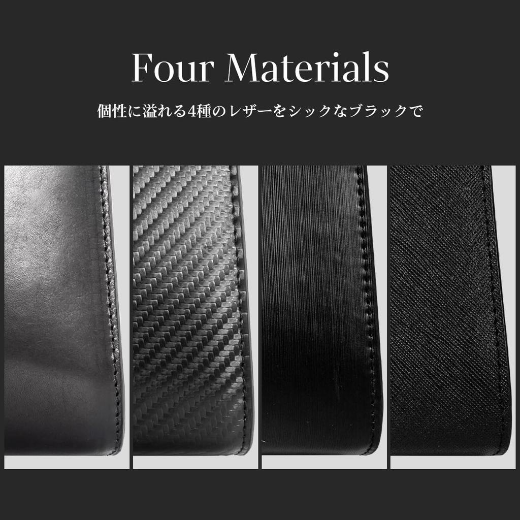 Second Wide Opening Clutch YKK Formal Cowhide Vinyl Black [Dom Teporna] Men's Bag, Bag, Zipper, Business, Occasions, Handbag, Leather, Leather,