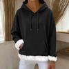 Women's Casual Fashion Print Long Sleeve Hooded Sweatshirt Top
