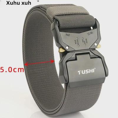 5cm Aluminum Alloy Multifunctional Tactical Elastic Nylon Belt