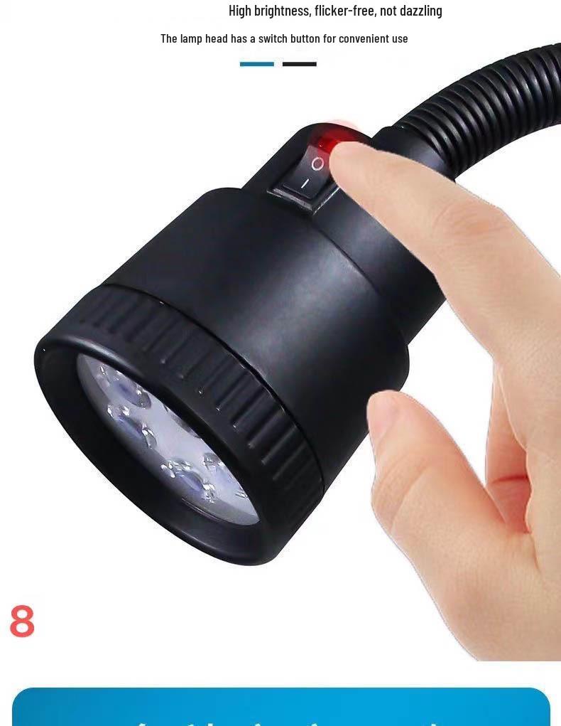 24V Magnetic Flexible Arm LED Work Light for Machine Tools