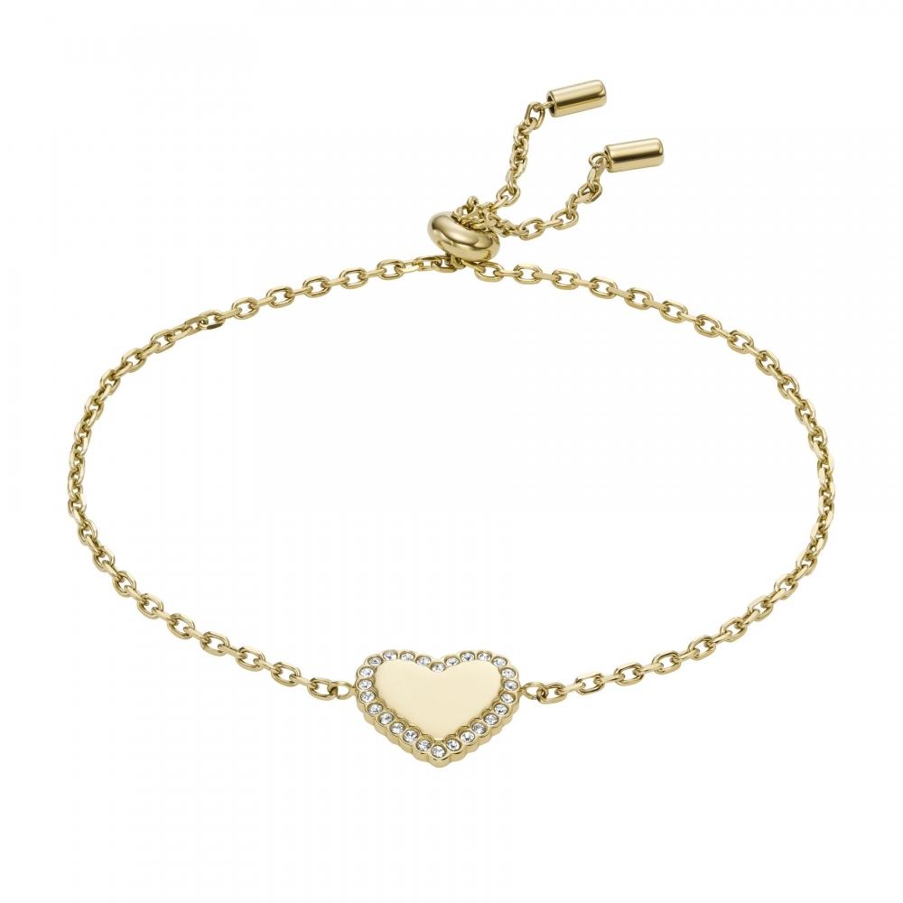 

Женский браслет-цепочка Fossil золотого тона из нержавеющей стали