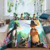 Exquisites 3D-Cartoon-Gestiefelter Kater Tapete Katzen-Druck Bettwäsche-Set Bettbezug Steppdecke Bett Jugend Kinder Mädchen Jungen Geschenk