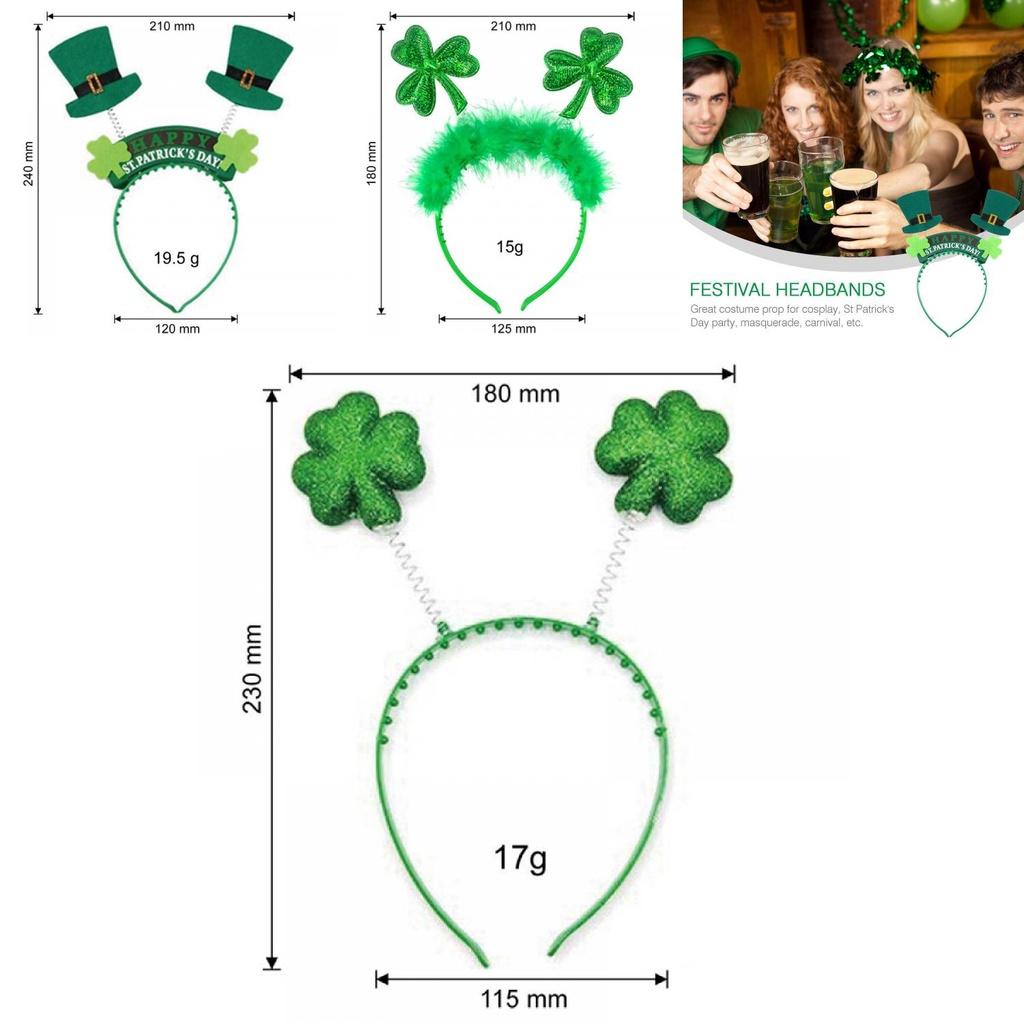 Irish Theme Hair Band Decoration For St Patrick's Day