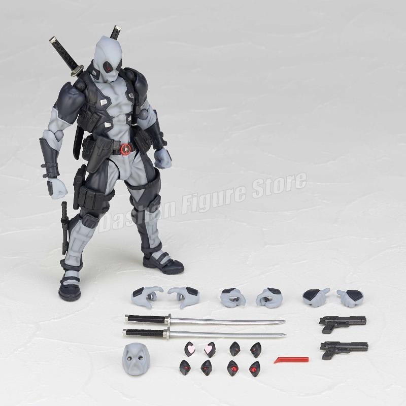 Revoltech Agent Anti-Venom Action Figure Model Toys PVC Collection Amazing Yamaguchi Agent Venom Eugene Thompson Figurine