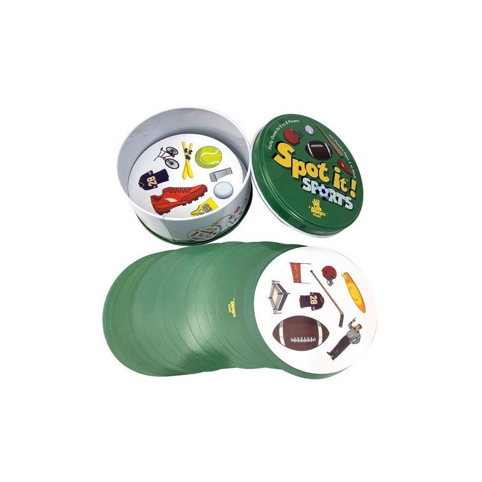 8+ Dobble spot it kaarten spel met dieren, alfabetten en cijfers