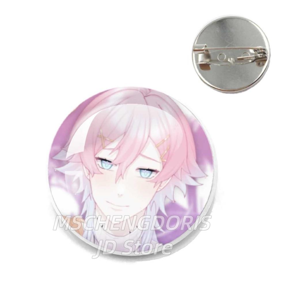 

14 Days With You Anime Pin Ren Kawaii Cartoon 25MM Brooches Game Badge Decor Lapel Pin Accessories Fans Collect Jewelry Gifts 25MM