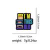 'I'M THIS OLD' Enamel Pin Lapel Pins for Backpacks Vintage Brooches for Women Fashion Jewelry Accessories Friends Gift