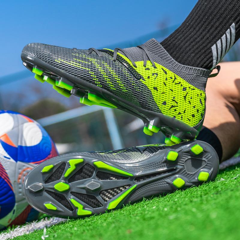 Putian Ronaldo Football Shoes Men's and Women's Children's Competition Shoes, Primary and Secondary School Students Adult AG Long Nails Lawn Sports Tr