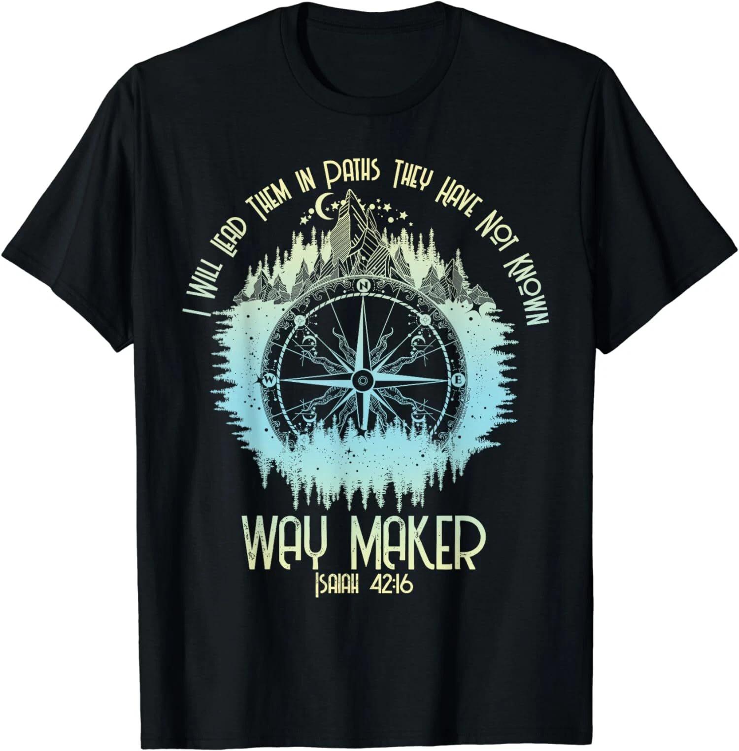 Spiritual Way Maker Bible Verse Christian Faith Way Maker T-Shirt XXXXL