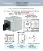 Zhuochao SZW26 Panel 3-Section 2-Position Changeover Switch with Protective Box