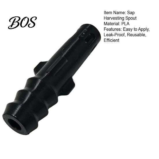 Durable Sap Collector Birch Harvesting Spout, 3D Printed Leak-Proof Tree Tapping Spigot, Tap Reusable Spout for Maple Device