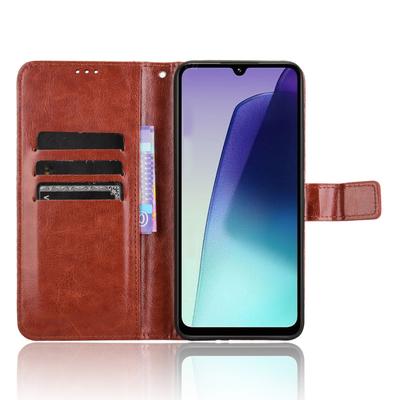 Pentru Xiaomi Poco C75 4G/Redmi 14R 5G/14C 4G/A4 5G Husă Textură Piele de Cal Nebun Piele PU Portofel Husă Telefon