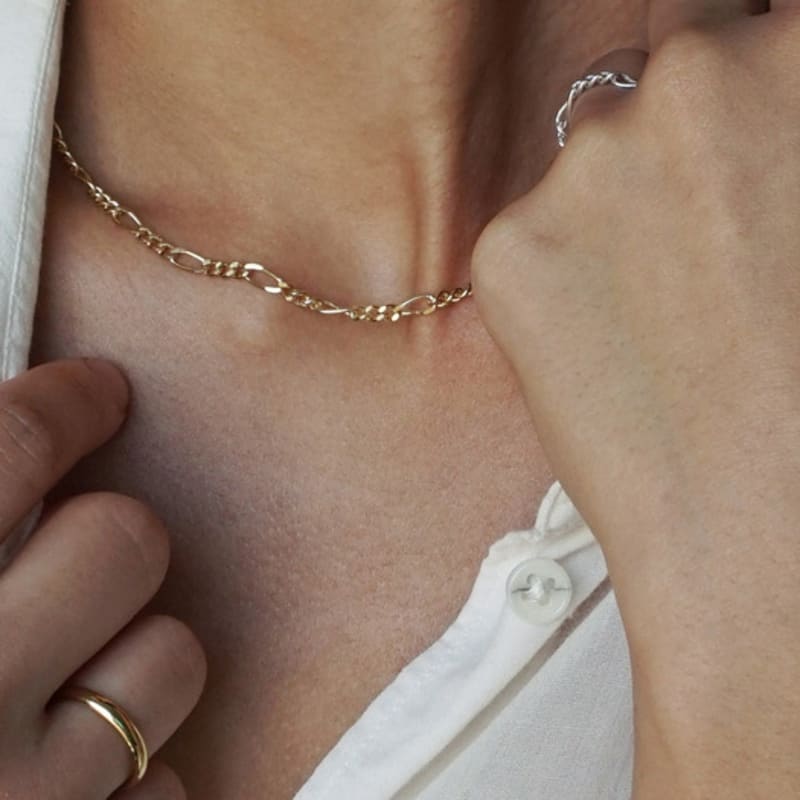 

OURPIERRE MARSHALL CHAIN NECKLACE VERMEIL 38.5cm