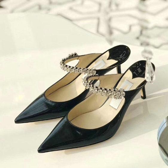 Fashion 2025 Summer New Baotou Half Slippers Women Fine With Pointy Head Rhinobarrhinos All Wear Network Red Tide High Heels