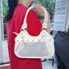Y2k Fashion Women Shoulder Bag Cute Sweet Ita Bag Lolita Girls Transparent Pocket DIY Display Handbag Fashion Underarm Bag Purse