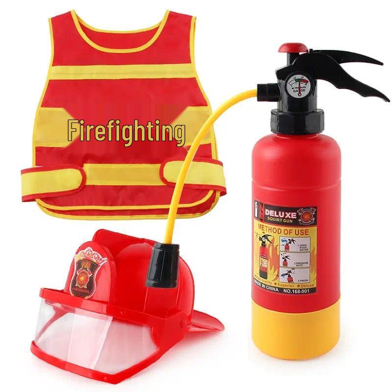Kids' Pump-Action Fire Hose Water Blaster Toy for Summer Fun