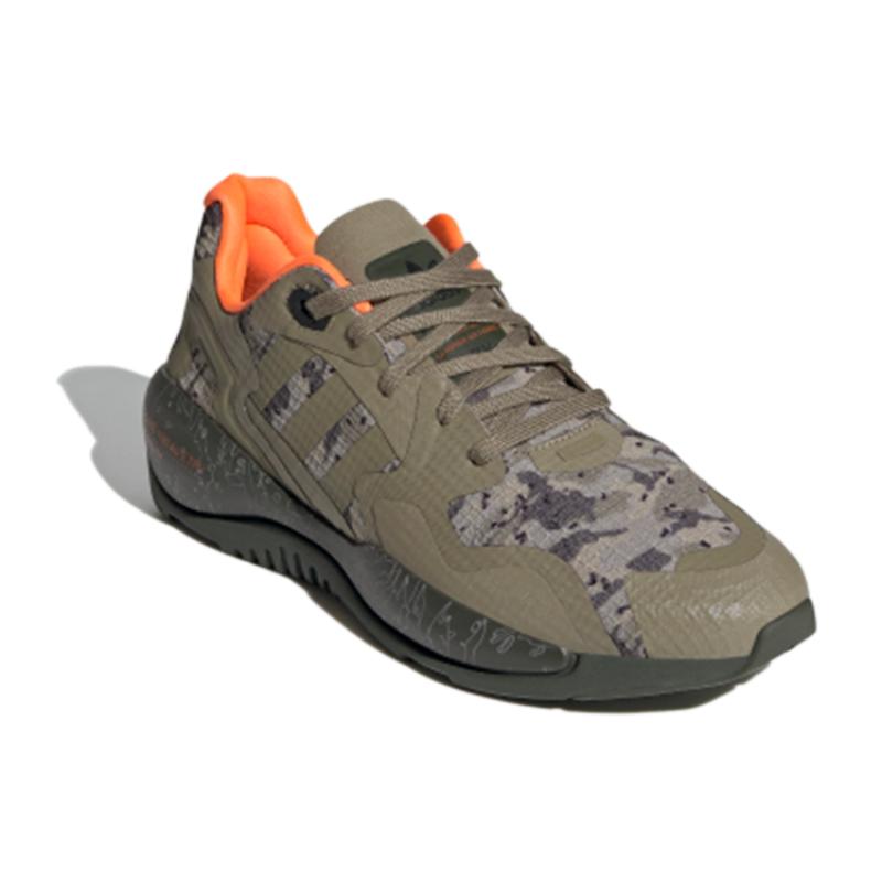 Adidas Zx Alkyne Shoes 'Green Gray Orange' Sneakers GZ8914