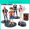 2022 Dxf Red One Piece Action Figures Monkey D. Luffy Roronoa Zoro Sanji And Usopp 18cm Pvc Collectibles