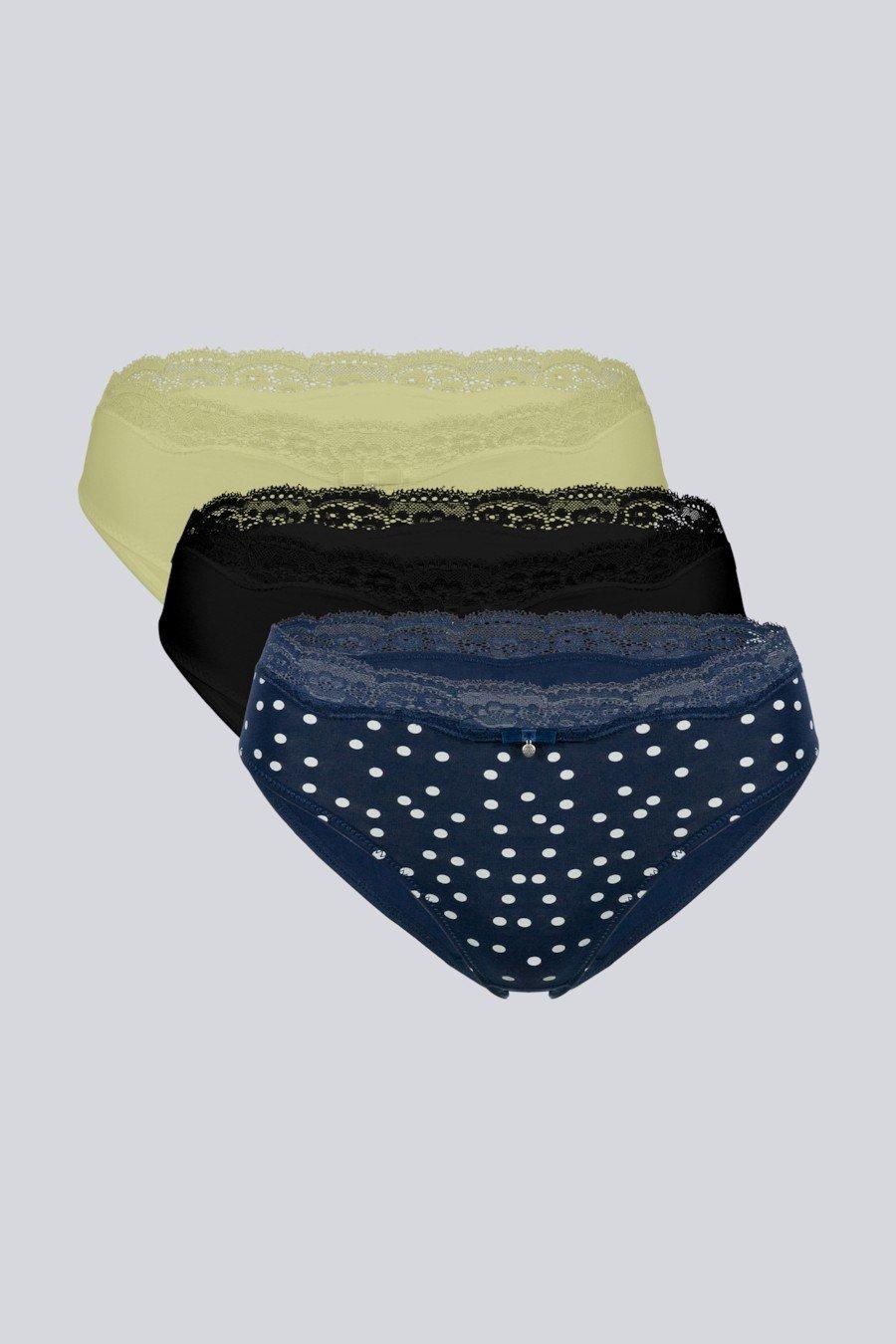 

Трусики сліп, 3 штуки brabrabra (97277) 5(XL) різнокольорові кольору