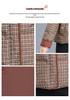 Middle-aged Women's Plus Size Winter Plaid Down Jacket - 2025 Style with Stand-up Collar