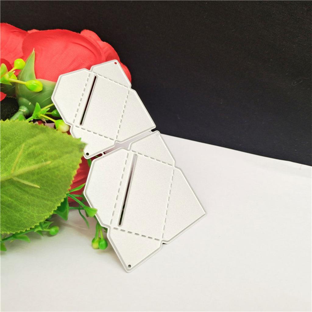 Envelope Metal Cutting Dies Handmade Stencil Mold Embossing Pattern for Children Adults DIY Crafts Projects