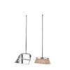 Stainless Steel Extra Thick Dustpan & Broom Set for Household Use