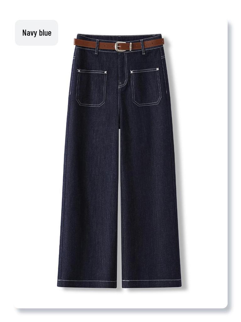 Women's White Cropped Wide-Leg Jeans: 2025 Spring Style for Pear-Shaped Bodies