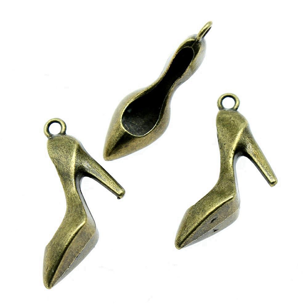 Cowboy Boot Charms Multi Color Alloy Pendants For Western Themed DIY Jewelry