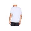 Under Armour Letter Logo Print Round Neck Sports Short Sleeve T-Shirt Men Tops White 1329582-100