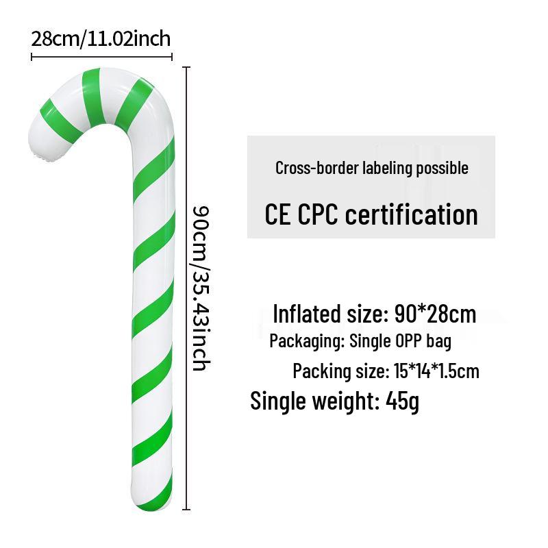 Cross-Border Christmas Courtyard Decoration: PVC Lantern & Inflatable Christmas Ball Set