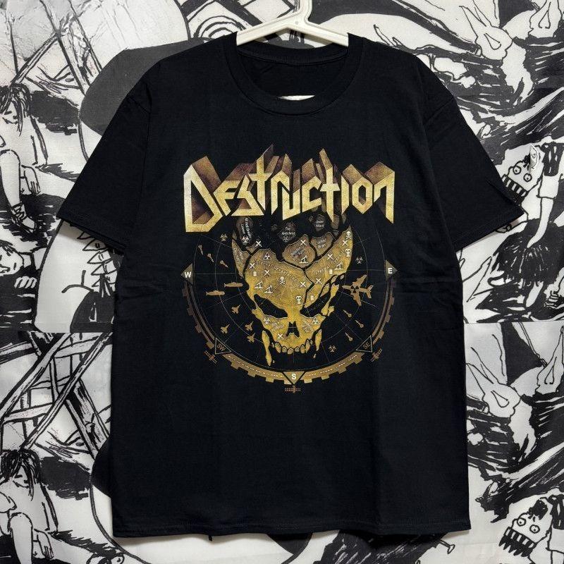 German Thrash Metal Band Destructions Cotton Rock Tshirt for Both Men and Women