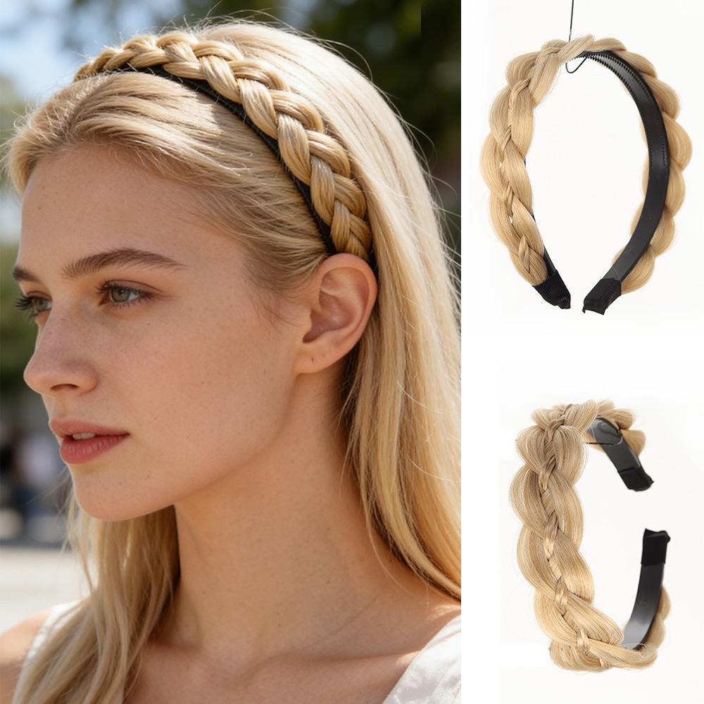 Žáruvzdorná pletená čelenka v korejském stylu pro každodenní nošení žen