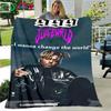 Mode Hip-Hop-Sänger J-Juice WRLD Flanell Decke für Erwachsene und Kinder Sofa Bett Dekoration Decke Tragbare Decke Geschenk