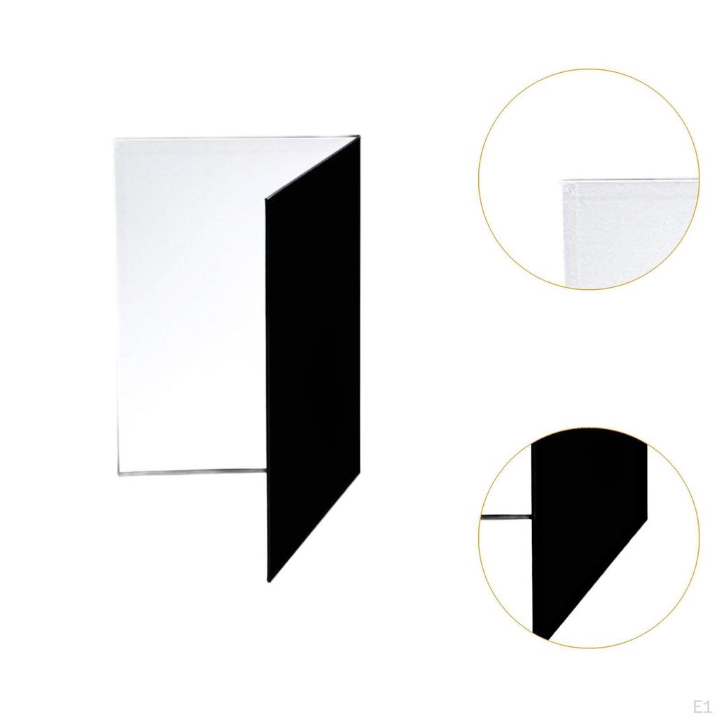 3 In 1 Light Reflector Cardboard, Foldable Diffuser for Food Product, Photography