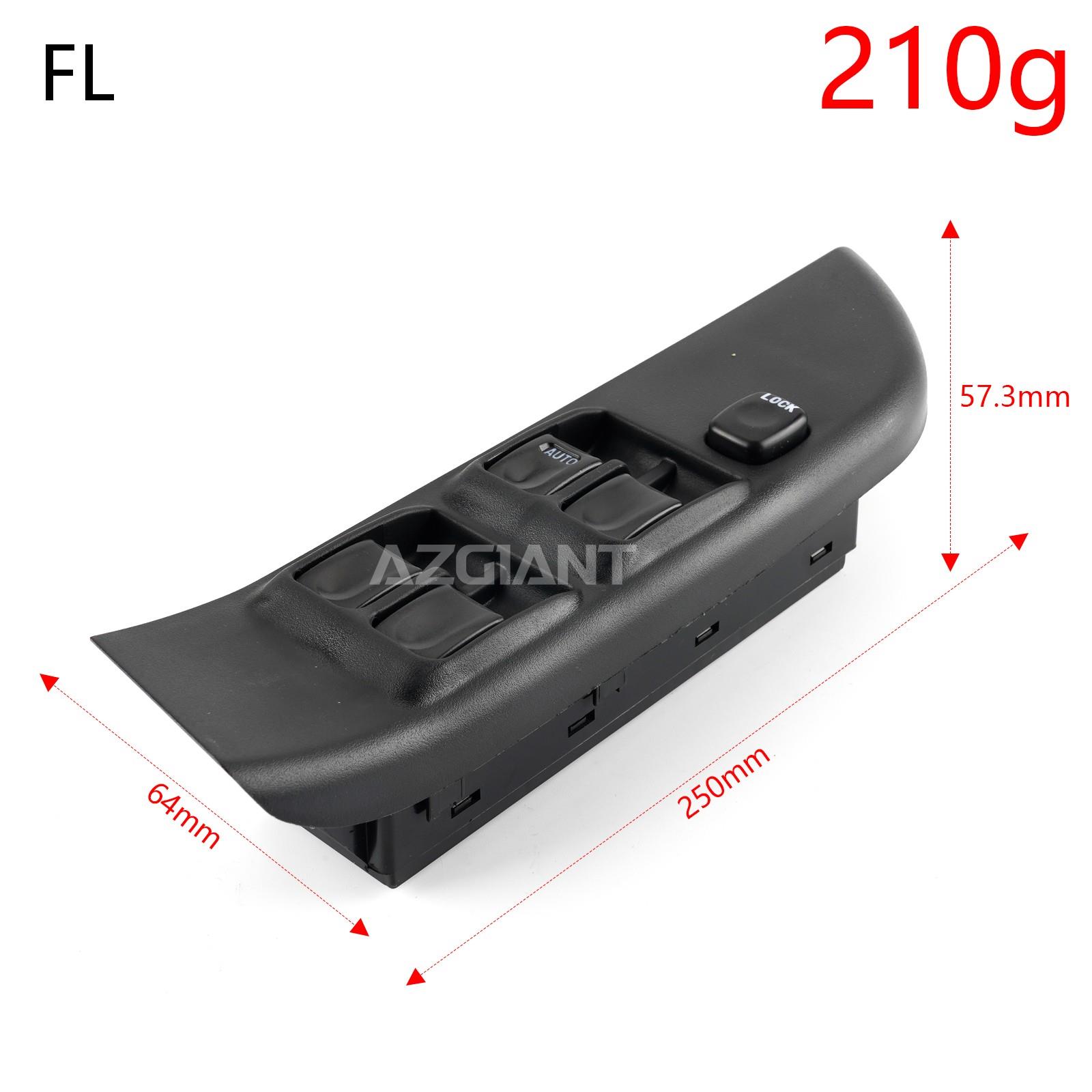 10 P Front Left Right Electric Glass Window Lifter Control Switch Button for Isuzu TFR/TFS 1999-2009 897155246 897111-4850 1pc Front Left