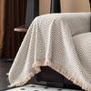 1pc Plush Sofa Cover, Thickened Sofa Blanket, Furniture Protector, Bedroom, Office, Living Room Home Decoration